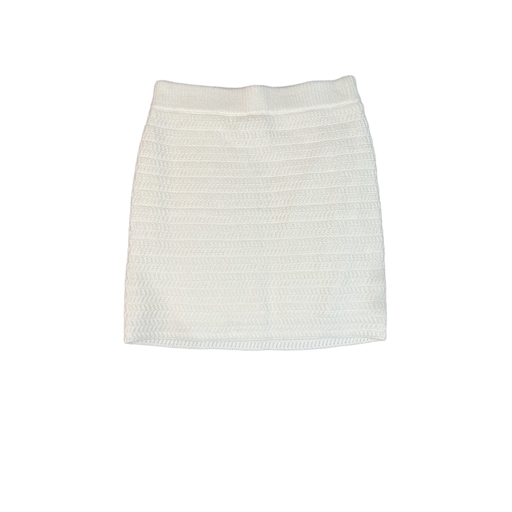 House of Harlow 1960 crotchet mini skirt white sz S.
